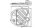 Фильтр масляный АКПП SG 1007 SCT