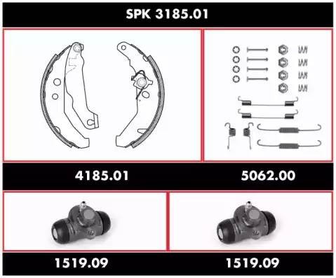 Комплект тормозных колодок SPK318501 REMSA