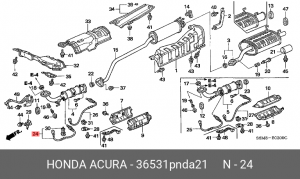 Лямбда-зонд 36531PNDA21 HONDA