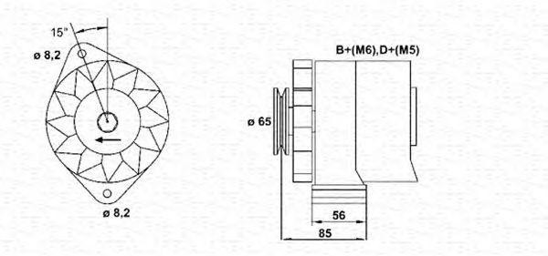 Генератор 943356211010 MAGNETI MARELLI