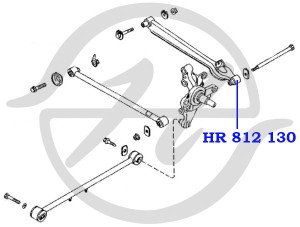 Сайлентблок HR 812 130 HANSE