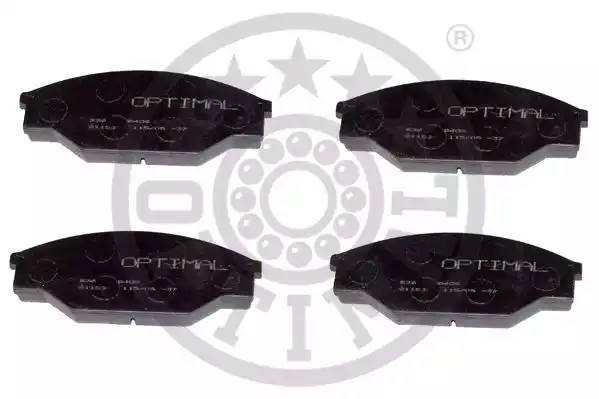 Комплект тормозных колодок, диско 9406 OPTIMAL