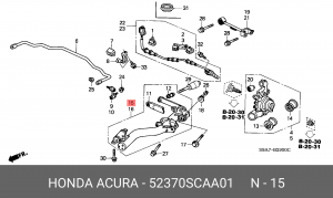 Рычаг подвески 52370-SCA-A01 HONDA