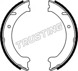 Комплект тормозных колодок, стояночная тормозная система 127274 TRUSTING