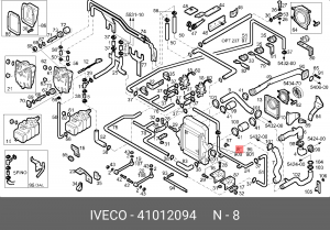 модуль охлаждения 41012094 IVECO