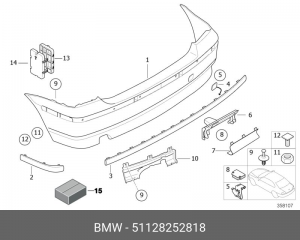 Деталь 51 12 8 252 818 BMW