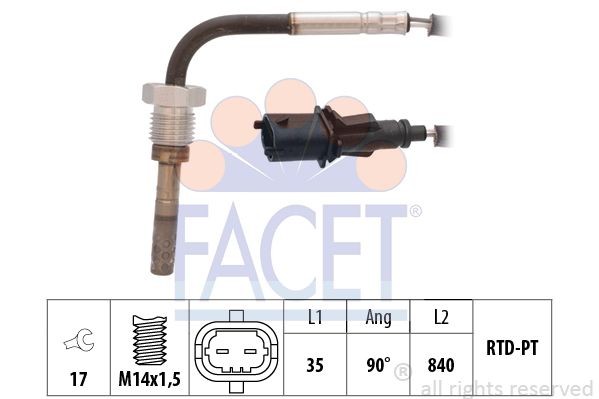 Бегунок распределителя зажигани 3833115 FACET