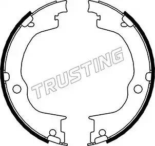 Комплект тормозных колодок, стояночная тормозная система 073.175 TRUSTING