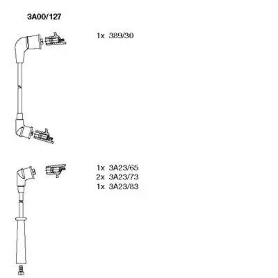 Ккомплект проводов зажигания 3A00127 BREMI