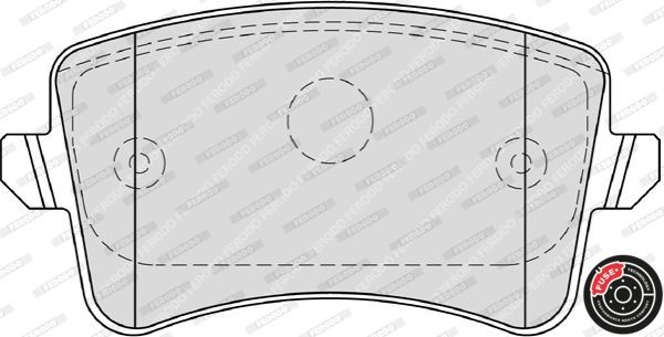 Колодки тормозные дисковые FDB4190 FERODO
