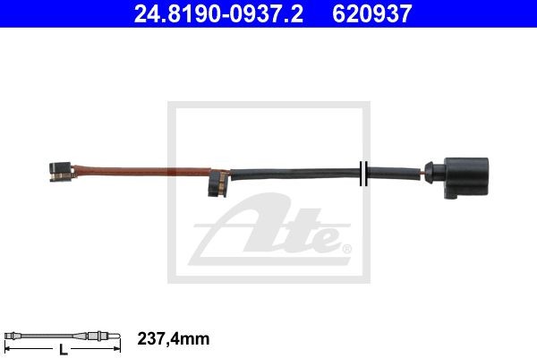 Датчик износа тормозных колодок 24.8190-0937.2 ATE