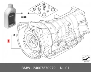 АКПП в сборе 24 00 7 570 279 BMW