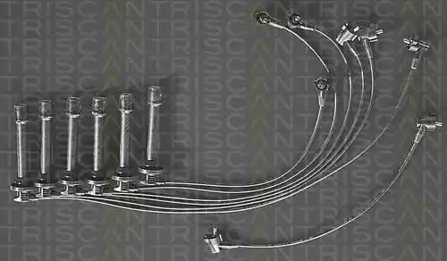 Ккомплект проводов зажигания 88607192 TRISCAN