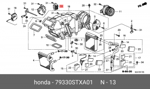 Деталь 79330STXA01 HONDA