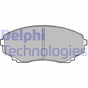 Комплект тормозных колодок, диско LP1095 DELPHI