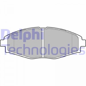 Комплект тормозных колодок, диско LP1390 DELPHI