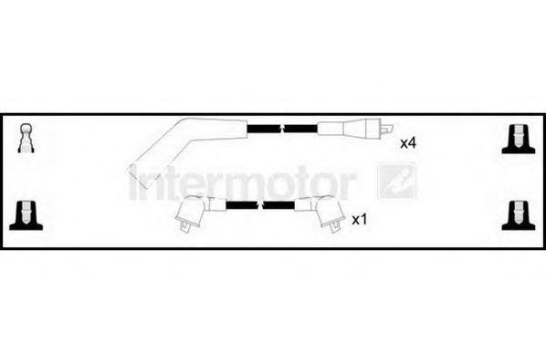 Ккомплект проводов зажигания 83071 STANDARD