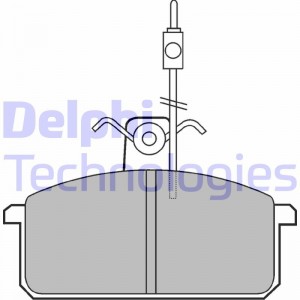 Комплект тормозных колодок, диско LP436 DELPHI