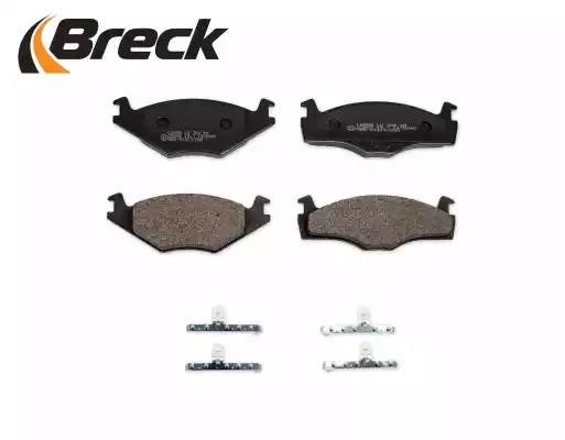 Комплект тормозных колодок, диско 20887 20 702 00 BRECK