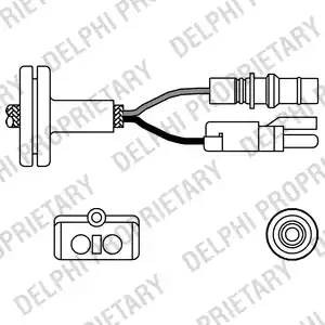 Лямбда-зонд ES10258-12B1 DELPHI