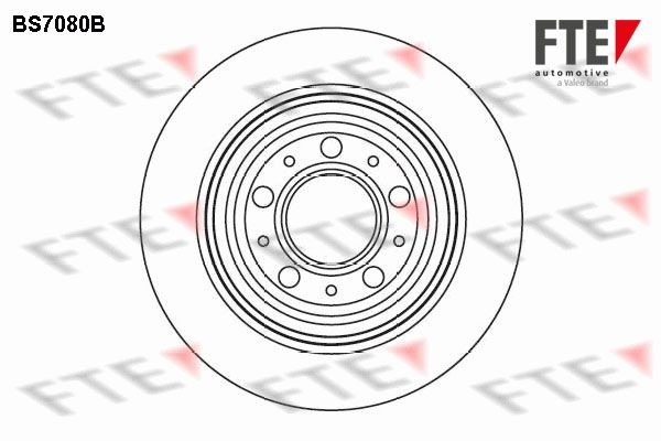 Тормозной диск BS7080B FTE