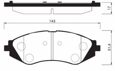 Колодки тормозные дисковые SP1159 SANGSIN