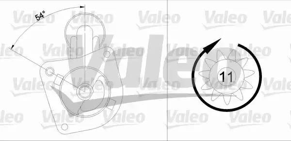 Стартер 433328 VALEO PHC