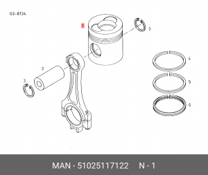 Деталь 51025117122 MAN