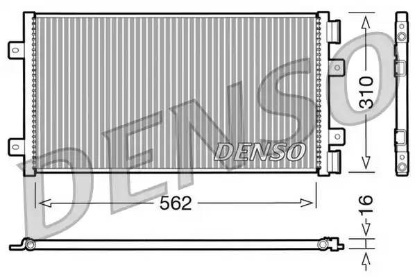 Конденсатор, кондиционер DCN09101 DENSO