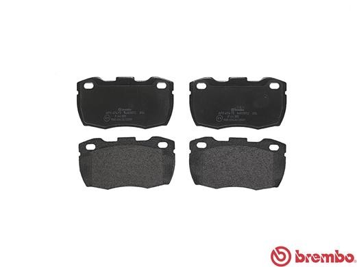 Комплект тормозных колодок, диско P44005 BREMBO