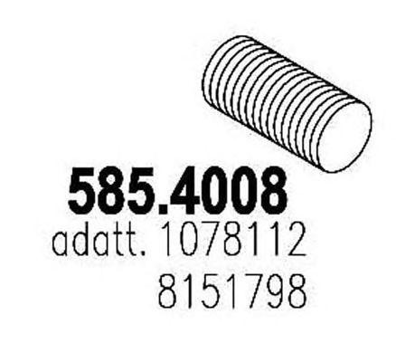 Выпускной трубопровод 5854008 ASSO