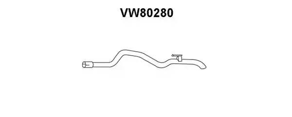 Выпускной трубопровод VW80280 VENEPORTE