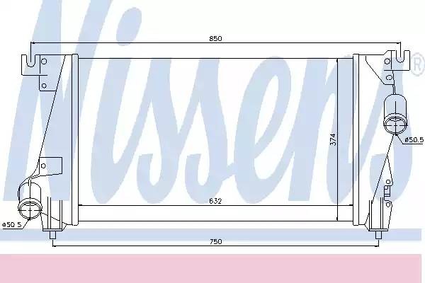 Интеркулер 96848 NISSENS