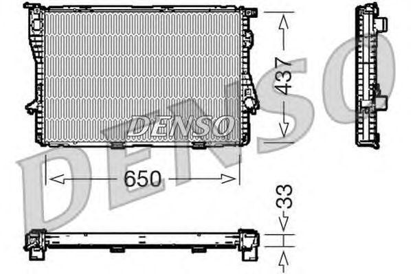 Радиатор, охлаждение двигател DRM05067 DENSO