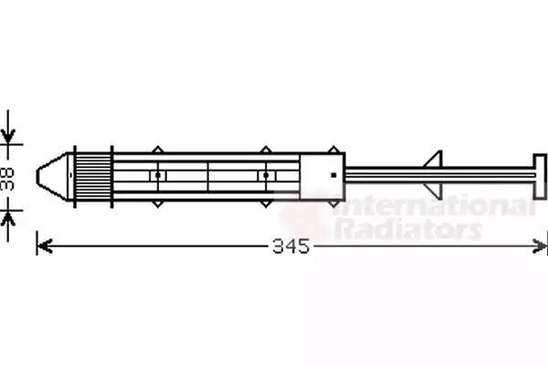 Осушитель, кондиционер 7600D012 VAN WEZEL