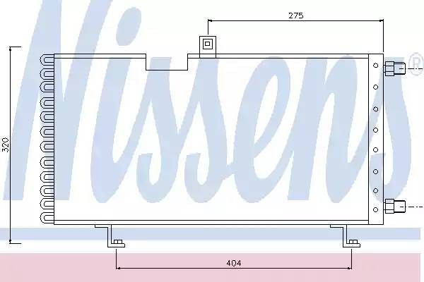 Конденсатор, кондиционер 94005 NISSENS