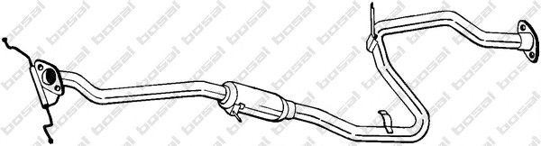 Средний глушитель выхлопных газов 285475 BOSAL