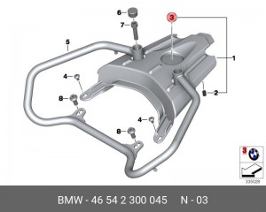 Эмблема 46 54 2 300 045 BMW