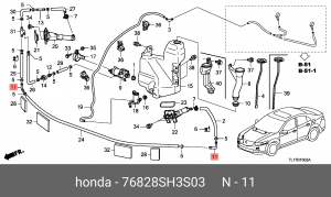 Деталь 76828SH3S03 HONDA