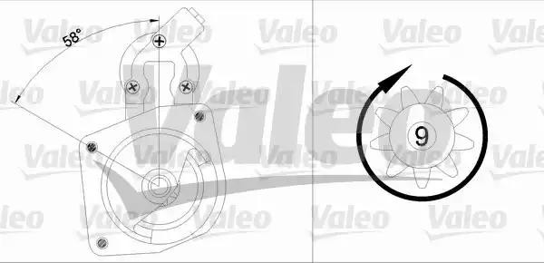 Стартер 433348 VALEO PHC