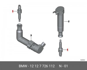 Свеча зажигания 12 12 7 726 112 BMW
