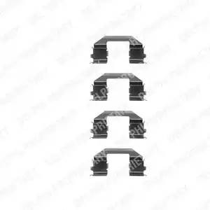 Комплектующие, колодки дискового тормоза LX0255 DELPHI