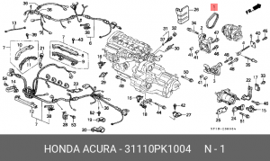 Ремень приводной 31110-PK1-004 HONDA