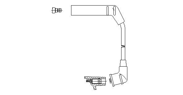 Провод зажигания 3A6628 BREMI