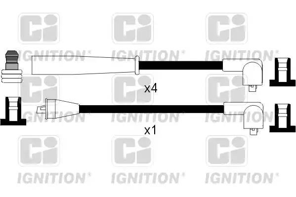 Ккомплект проводов зажигания XC799 QUINTON HAZELL