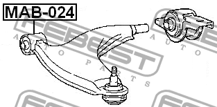 Сайлентблок MAB-024 FEBEST
