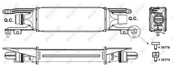 Интеркулер 30779 NRF