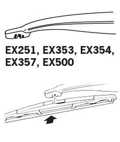 Щетка стеклоочистителя EX354 TRICO