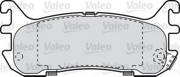 Комплект тормозных колодок, диско 598835 VALEO PHC