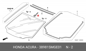 Деталь 38981SMGE01 HONDA